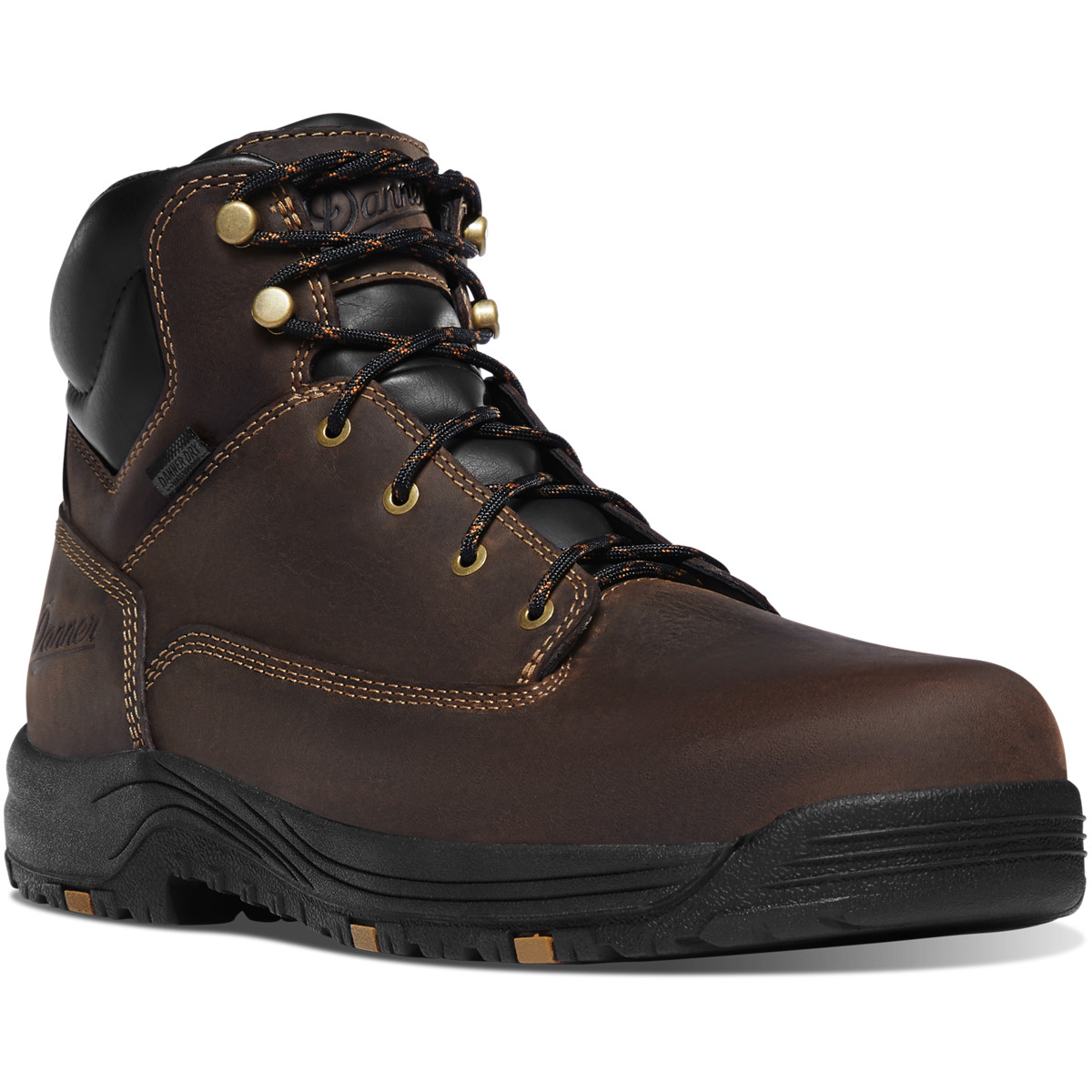 Danner Caliper Dark Brown Work Boots Mens - South Africa 49685CXLV